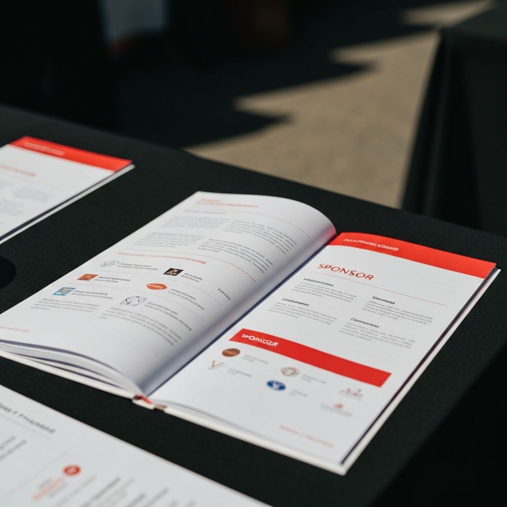 Logo and Presentation on Event Booklet